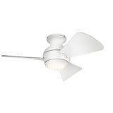 Sola Ceiling Fan with Light Kit 11 Inch tall by 34 Inch wide by Kichler  - 330150