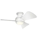 Sola Ceiling Fan with Light Kit 11 Inch tall by 34 Inch wide by Kichler - 330150