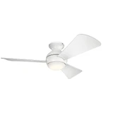 Sola Ceiling Fan with Light Kit 11 Inch tall by 44 Inch wide by Kichler - 330151