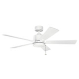 Lucian II 5 Blade 52 Inch Ceiling Fan 13.5 inches tall by Kichler - 330242