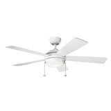 Starkk Ceiling Fan with Light Kit 13.75 Inch H by 52 Inch W by Kichler - 330174