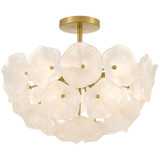 Audrey 15W 4 LED Semi Flush Mount 15 Inch Tall X 18.75 Inch Wide by Quoizel - AUD1718