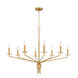 Alexander 15W 8 LED Chandelier 31 Inch Tall and 40 Inch Wide by Quoizel - ALEX5040