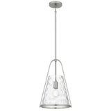 Briley 1 Light Mini Pendant 18 Inch Tall and 11.5 Inch Wide by Quoizel - BRIL1511