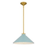Bradbury 1 Light Pendant 7.5 Inch Tall and 14 Inch Wide by Quoizel - BRAD1814