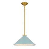 Bradbury 1 Light Pendant 7.5 Inch Tall and 14 Inch Wide by Quoizel - BRAD1814