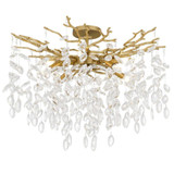 Isobel 40W 8 LED Semi Flush Mount 17.75 Inch Tall X 26 Inch Wide by Quoizel - PCISO1726
