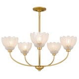 Whitecap 15W 5 LED Chandelier 12.25 Inch Tall and 28 Inch Wide by Quoizel - WHP5028