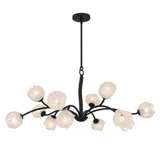Walker 10W 12 LED Chandelier 17.75 Inch Tall and 40 Inch Wide by Quoizel - WALK5040