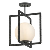Keona 10W 1 LED Convertible Semi Flush Mount 16.25 Inch Wide by Hinkley - 48511
