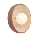 Ambiance 5W 1 LED Flush Coupe ADA Wall Sconce 3.75 X 10 by Justice Design - CER-3050