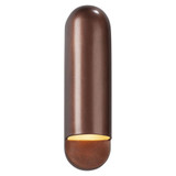 Ambiance 24W 2 LED Capsule ADA Outdoor Wall Sconce by Justice Design - CER-5630W-LED2