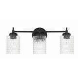Claire 3 Light Bath Vanity 8.75 Inch Tall and 21.13 Inch Wide by Craftmade - 60503