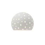 Perforated Globe 1 Light ADA Wall Sconce 8 X 10 Inch Wide by Justice Design - CER-5797