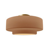 Radiance 1 Light Tier Semi Flush Mount 8 X 16.5 Inch Wide by Justice Design - CER-6365