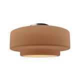 Radiance 1 Light Tier Semi Flush Mount 8 X 16.5 Inch Wide by Justice Design - CER-6365