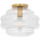 Horizon 1 Light 11.75 Inch Wide Flush Mount by Robert Abbey - 64