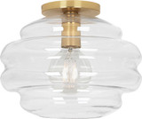 Horizon 1 Light 11.75 Inch Wide Flush Mount by Robert Abbey - 64