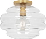 Horizon 1 Light 11.75 Inch Wide Flush Mount by Robert Abbey - 64