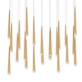 Cascade 23 LED Light Cluster Linear Chandelier by Modern Forms PD-41723L - PD-41723L