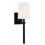 Bromley 1 Light Candle Style Wall Sconce by Crystorama - BRO-451