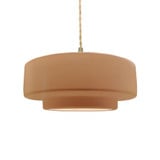 Radiance 1 Light Tier Pendant 5.25 Inch X 14.5 Inch Wide by Justice Design - CER-6543