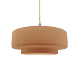 Radiance 1 Light Tier Pendant 5.25 Inch X 14.5 Inch Wide by Justice Design - CER-6543