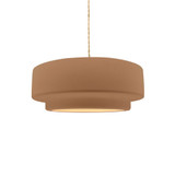 Radiance 1 Light Tier Pendant 5 Inch Tall X 12 Inch Wide by Justice Design - CER-6540
