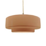 Radiance 1 Light Tier Pendant 6 Inch and 16.25 Inch Wide by Justice Design - CER-6545