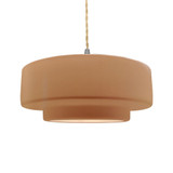 Radiance 1 Light Tier Pendant 6 Inch and 16.25 Inch Wide by Justice Design - CER-6545
