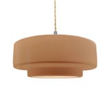 Radiance 1 Light Tier Pendant 6 Inch and 16.25 Inch Wide by Justice Design - CER-6545