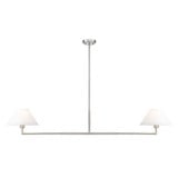 Leila 2 Light Chandelier In Modern Style 9.5 x 12 Inches Wide by Z-Lite - 744-62L