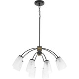 Arpeggio 8 Light Large Chandelier by Quorum - 6077-8