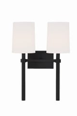 Bromley 2 Light Candle Style Wall Sconce by Crystorama - BRO-452
