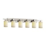 Candlearia Aero 6 Light Vanity Light by Justice Design - CNDL-8706-10-CREM