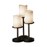 CandleAria Dakota Three Light Table Lamp by Justice Design - CNDL-8797-14-CREM