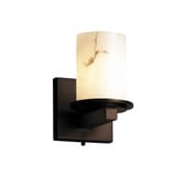 Lumenaria Dakota 1 Light Flat Rim Wall Sconce 8 Inch Tall by Justice Design - FAL-8771-10