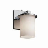 Fusion 1 Light Wall Sconce 8 Inch Tall and 5 Inch Wide by Justice Design - FSN-8771-10