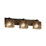 Fusion Modular 3 Light Mror Glass Vanity Light by Justice Design - FSN-8923-55-MROR