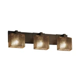 Fusion Modular 3 Light Mror Glass Vanity Light by Justice Design - FSN-8923-55-MROR