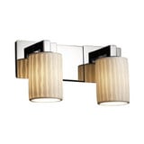 Limoges Modular 2 Light Wfal Vanity Light by Justice Design - POR-8922-10-WFAL