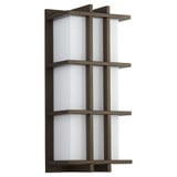 Telshor 10.1W 1 LED Outdoor Wall Mount 16.5 Inch X 7.25 Inch Wide by Oxygen - 3-710