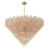 Addis 40 Light Chandelier 40 Inch Tall and 62 Inch Wide by Crystorama - ADD-329