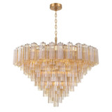 Addis 28 Light Chandelier 42.5 Inch Tall and 49 Inch Wide by Crystorama - ADD-327