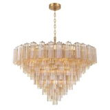 Addis 28 Light Chandelier 42.5 Inch Tall and 49 Inch Wide by Crystorama - ADD-327