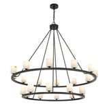 Aragon 3.5W 22 LED Chandelier 41.75 Inch and 46.75 Inch Wide by Crystorama - ARA-10268-ST