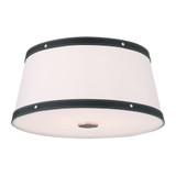 Callahan 3 Light Flush Mount 8.25 Inch Tall and 17 Inch Wide by Crystorama - CAL-2400
