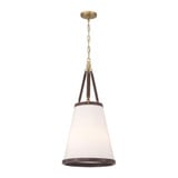 Callahan 3 Light Pendant 29.75 Inch Tall and 14.25 Inch Wide by Crystorama - CAL-2404