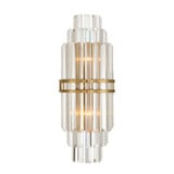 Hayes 2 Light Wall Sconce 20 Inch Tall and 7.5 Inch Wide by Crystorama - HAY-1411