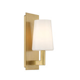 Hogan 1 Light Wall Sconce 12 Inch Tall and 4.5 Inch Wide by Crystorama - HGN-3901